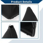 1 Pc Gear Shift Gaiter for BMW E60 E61 (2004–2008) Black Leather