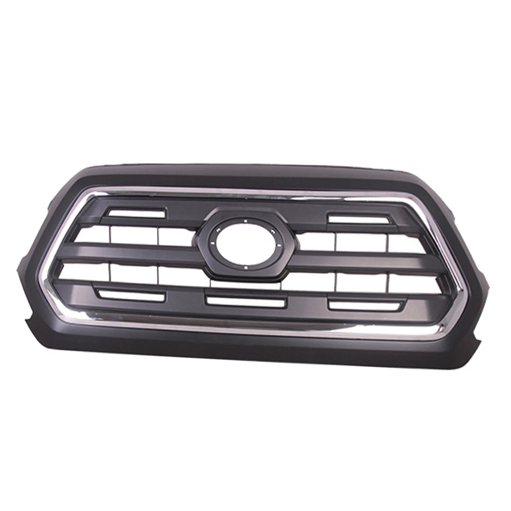Front Grille Replacement Black ABS Plastic for Toyota Hilux (2016–2020)