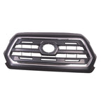 Front Grille Replacement Black ABS Plastic for Toyota Hilux (2016–2020)