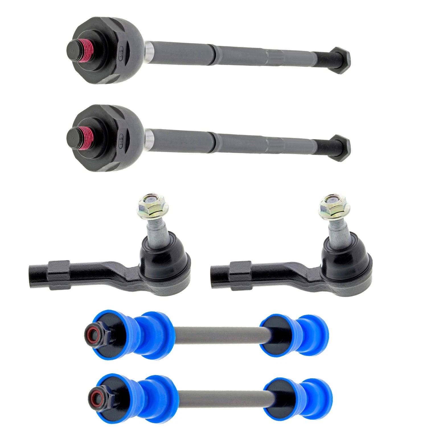 Set of 4 Mevotech Supreme Tie Rod Ends & Sway Bar Links for Colorado (2015–2023)