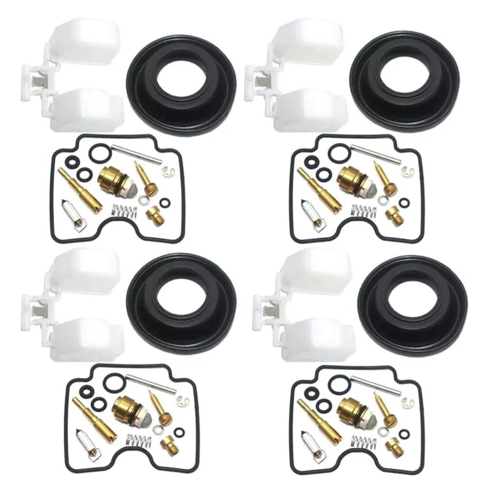 4X Carburetor Repair Kit Diaphragm Float for Suzuki GSX600F (1998–2006)