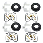 4X Carburetor Repair Kit Diaphragm Float for Suzuki GSX600F (1998–2006)
