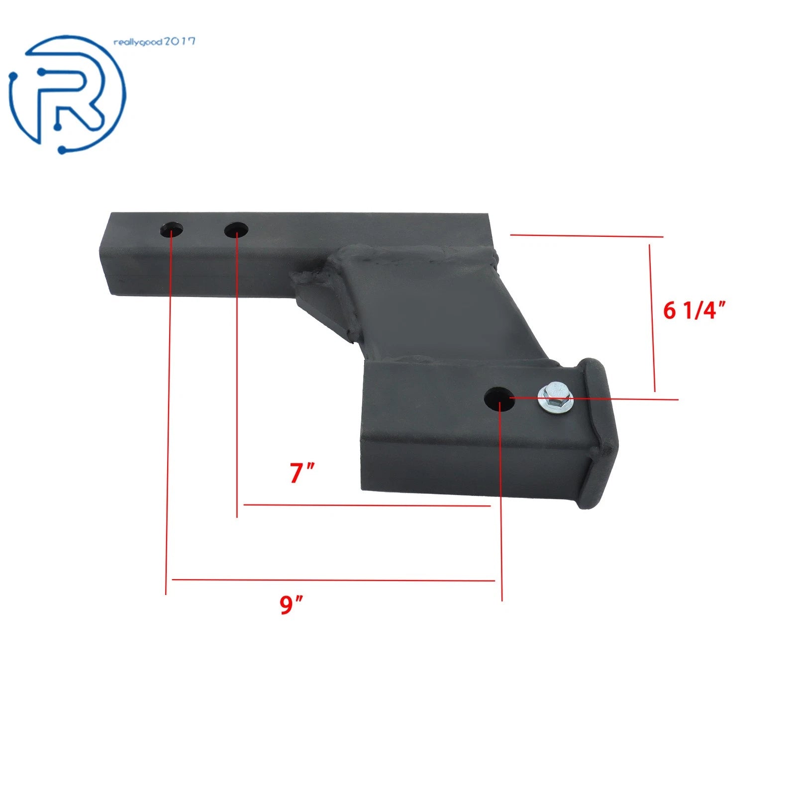 2 Inch Receiver Hitch Adapter for Heavy Duty Trucks (7500LBS Capacity)