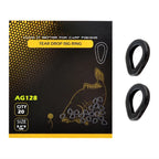 20pcs Tear Drop Shaped Rig Rings for Carp Fishing (Universal)