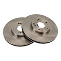 Front Vented Brake Disc Rotors for 2012–2015 Honda Civic 2.4L (2-Pack)