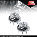 Pair of Front Wheel Bearings & Hubs for RAM 2500 3500 (2014â2018)