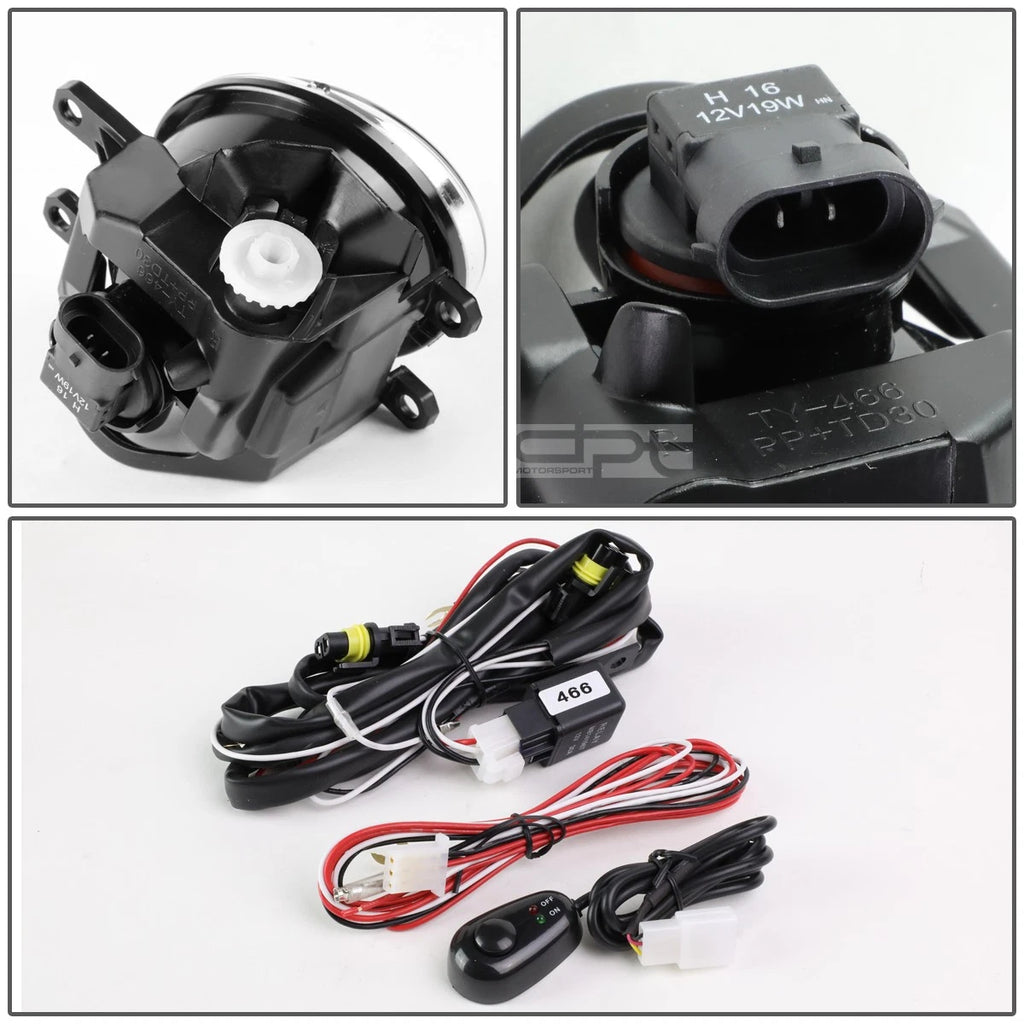 Fog Light Lamp Pair with Switch for Lexus RX350/RX450H (2013–2015)