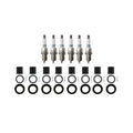 Set of 6 Denso Iridium Spark Plugs & NGK Coil Boots for Dodge Ram 1500 V6 (2007)