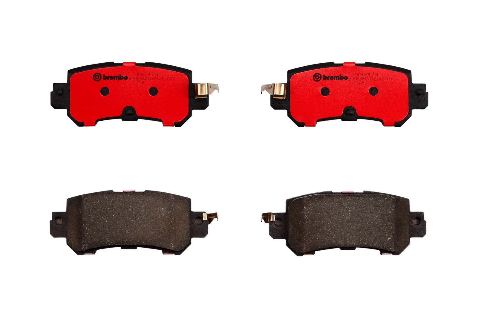Set of 4 Brembo Rear Ceramic Brake Pads for Mazda CX-5, CX-3 (2013–2023)