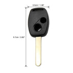 2X Uncut Key Remote Shell Replacement AFC107850 for Honda Civic Accord 