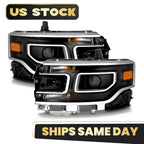 HID/Xenon Projector Headlights Left+Right Pair for Ford Flex (2013–2019)