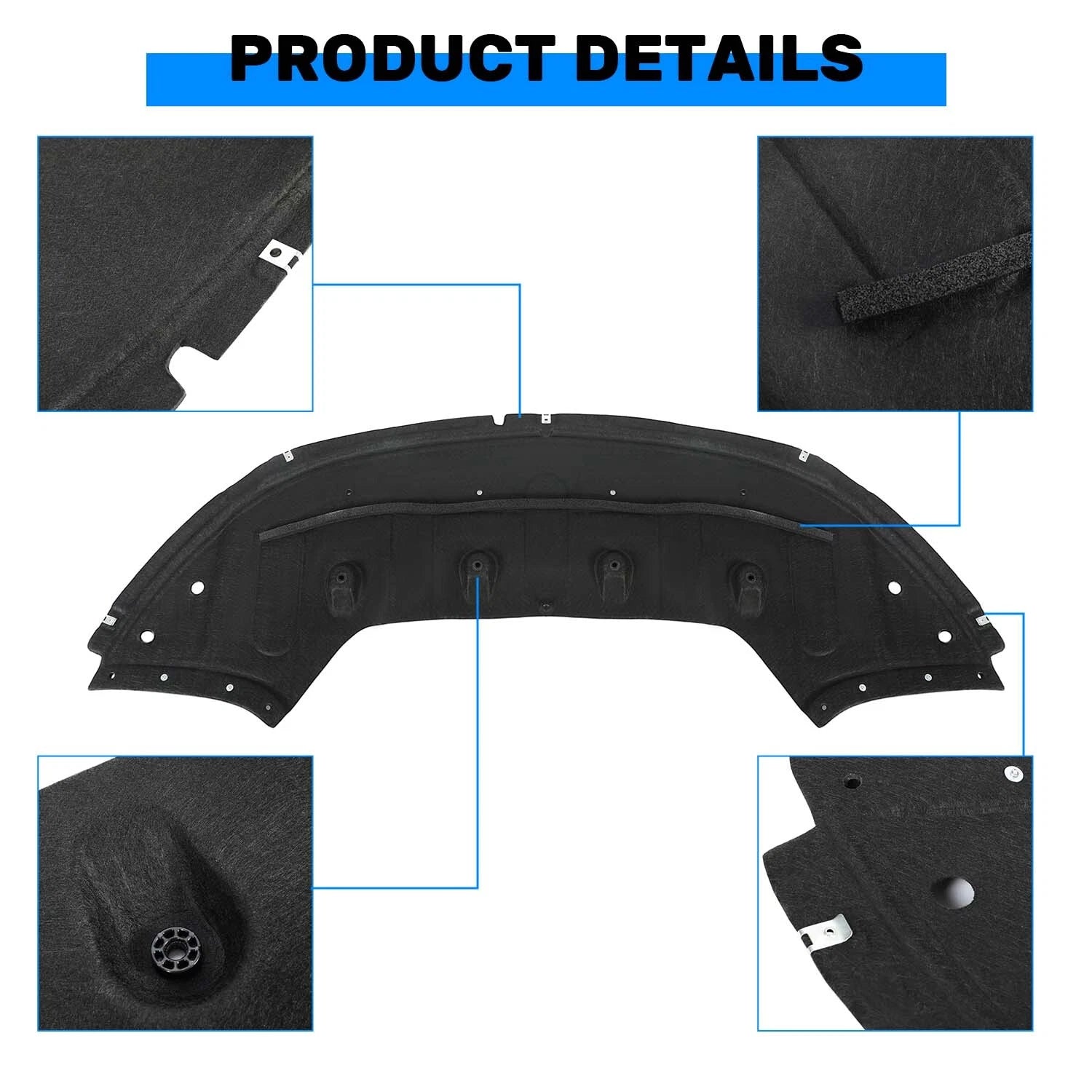 Front Engine Splash Shield Under Cover for Kia Optima (2019–2020) 29110D5500