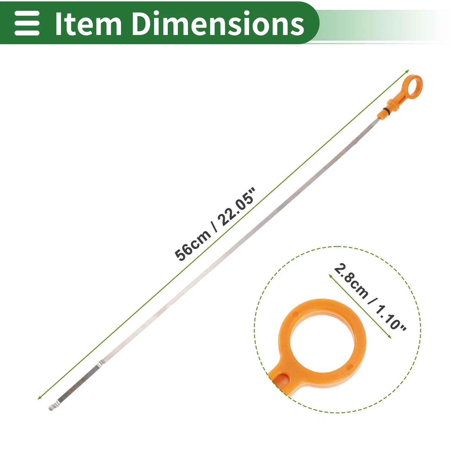 Engine Oil Dipstick No. 1114052F00 for Nissan 180SX (1989–1998)