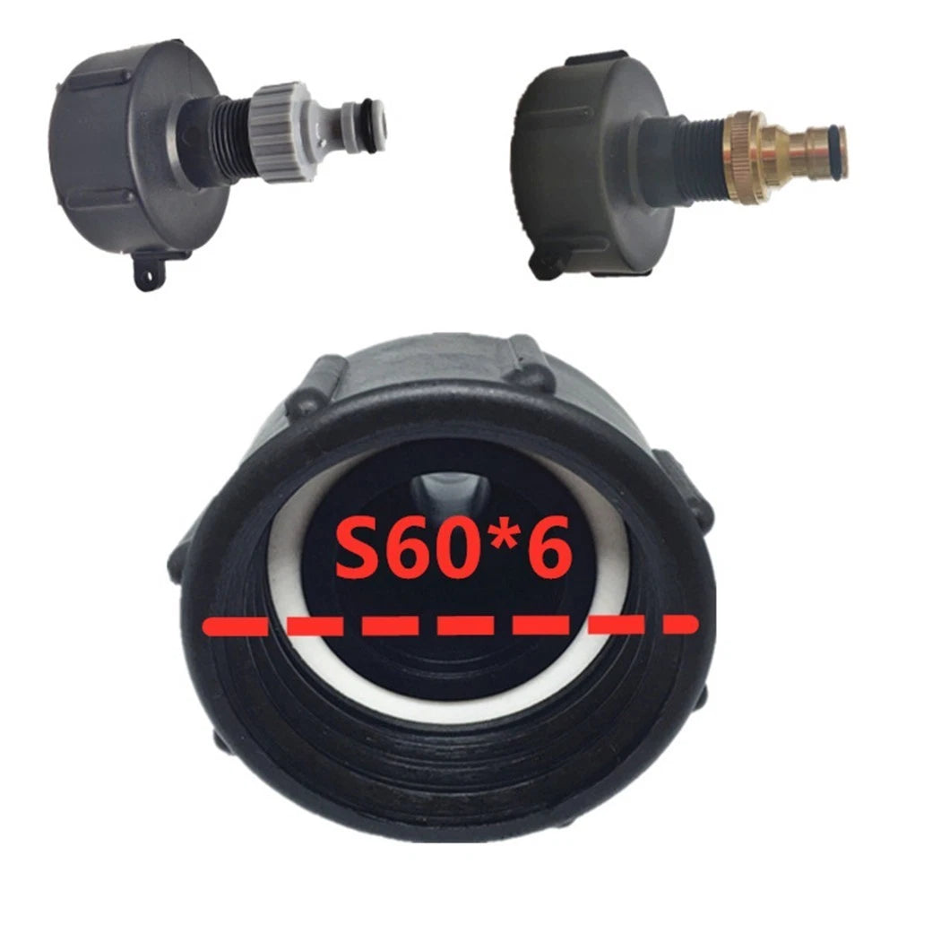 IBC Tote Tank Drain Adapter for Garden Hose Connector (3/4")