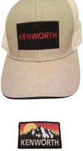 Removable Mountain Patch Trucker Mesh Snapback Hat for Kenworth Trucks
