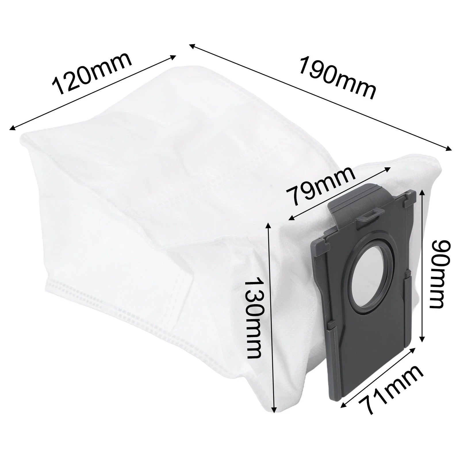 Vacuum Cleaner Bags with Ultra Fine Filter for Mova Z5 Z5 Pro Z50
