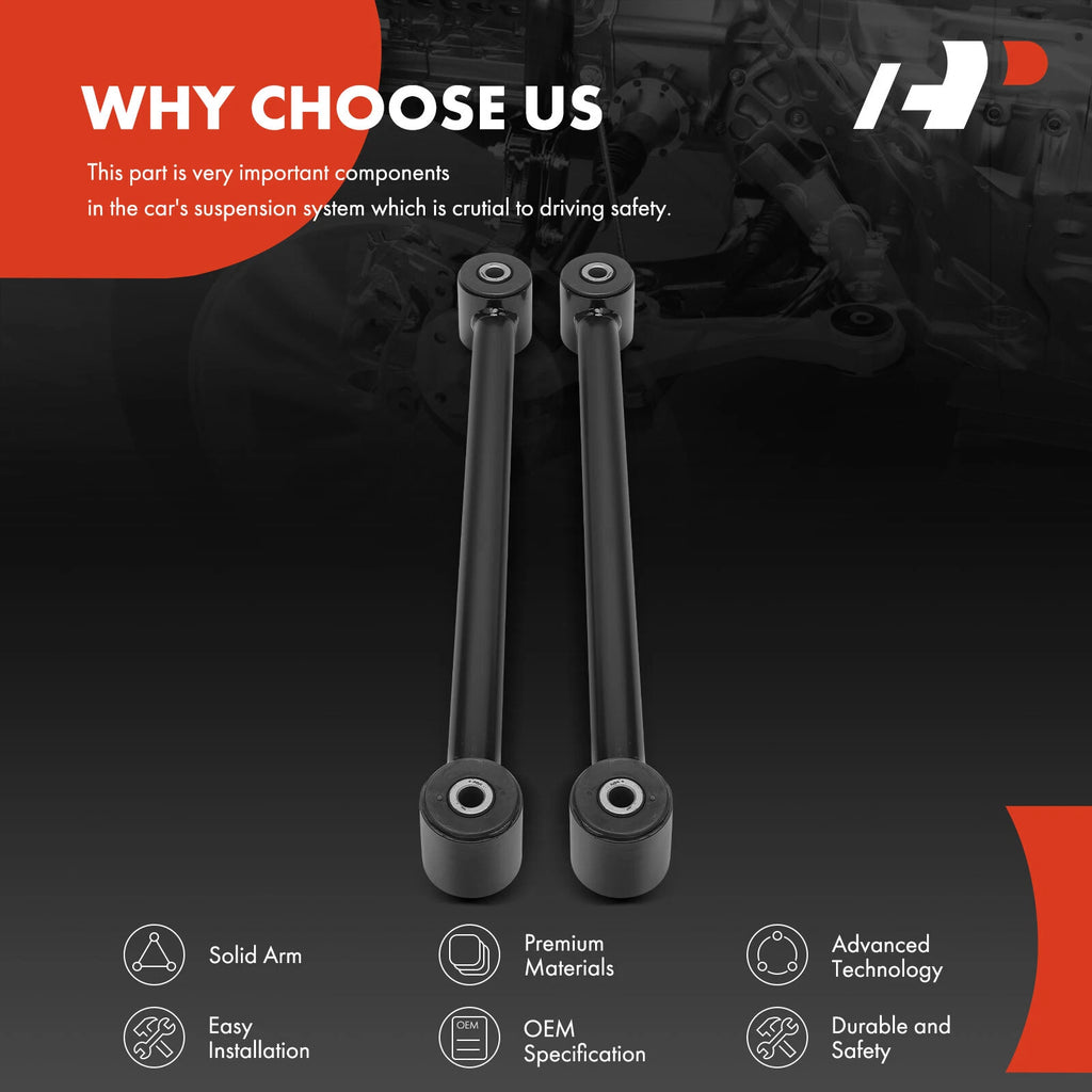 2X Rear Lower Control Arm Kit for Jeep Wrangler (2007-2017)