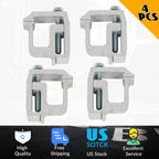 Set of 4 Heavy Duty Aluminum Mounting Clamps for Truck Cap Topper