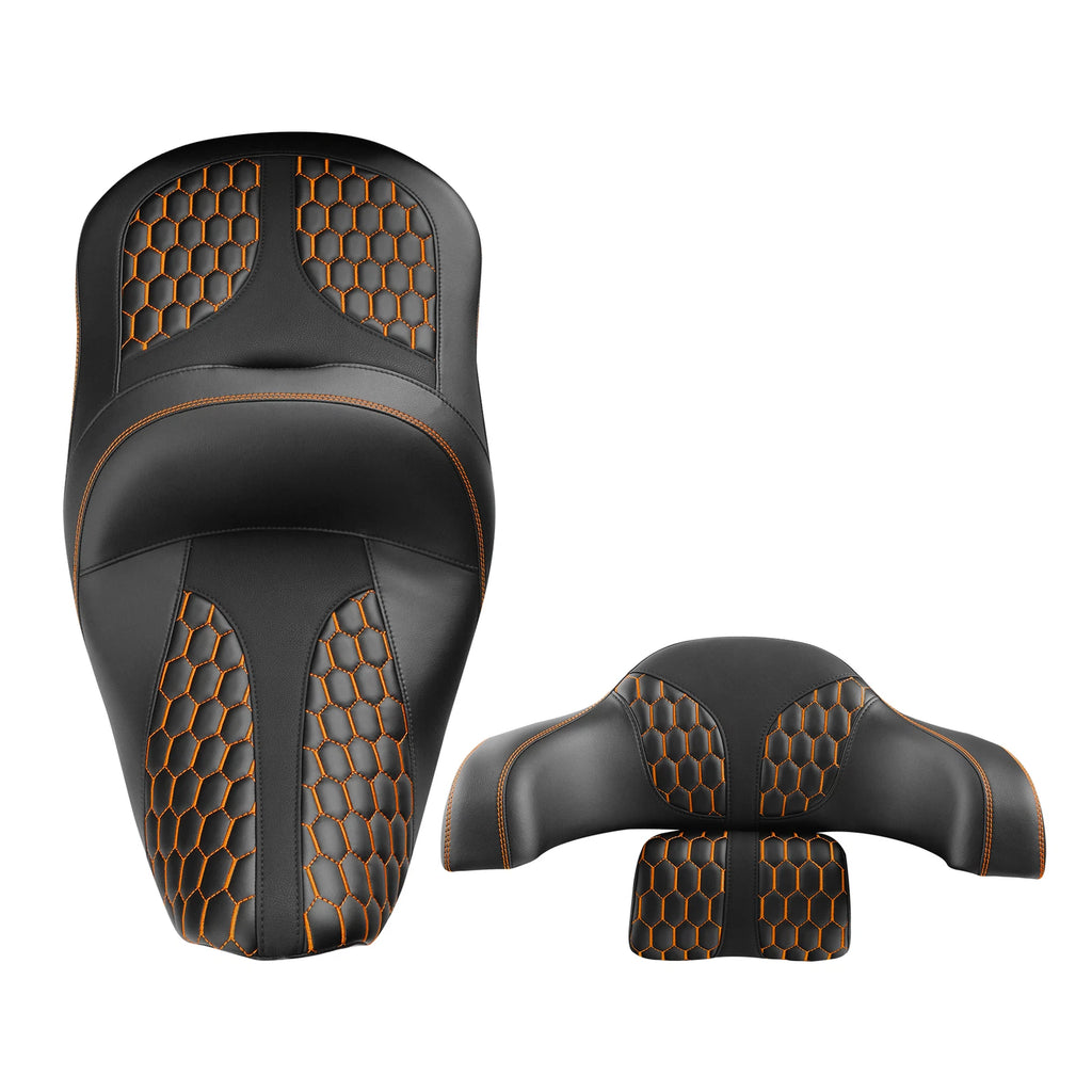 Driver Passenger Seat & Backrest for Indian Chieftain Dark Horse (2016–2025)