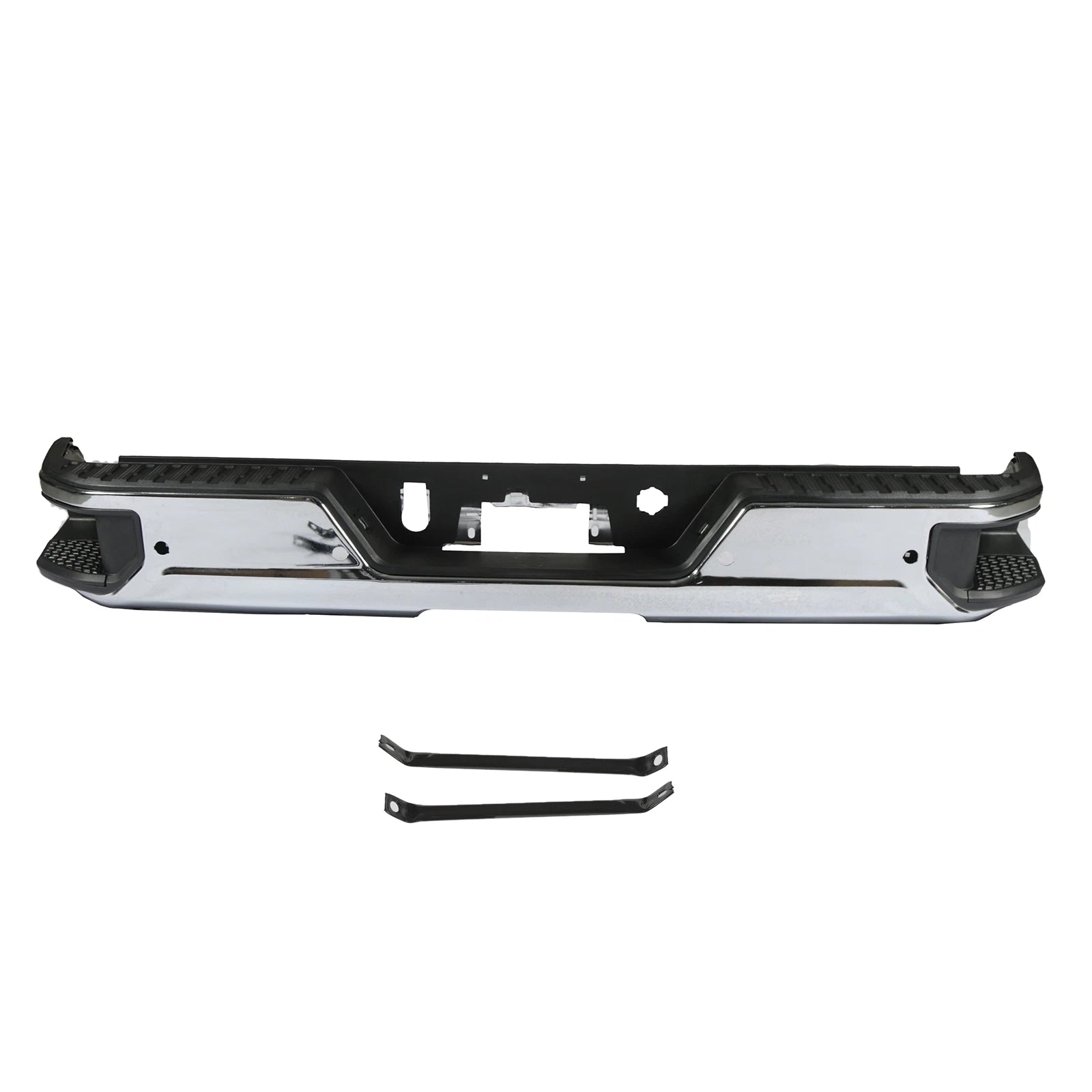 Chrome Rear Bumper for Chevy Silverado 1500 GMC Sierra (2019–2024)