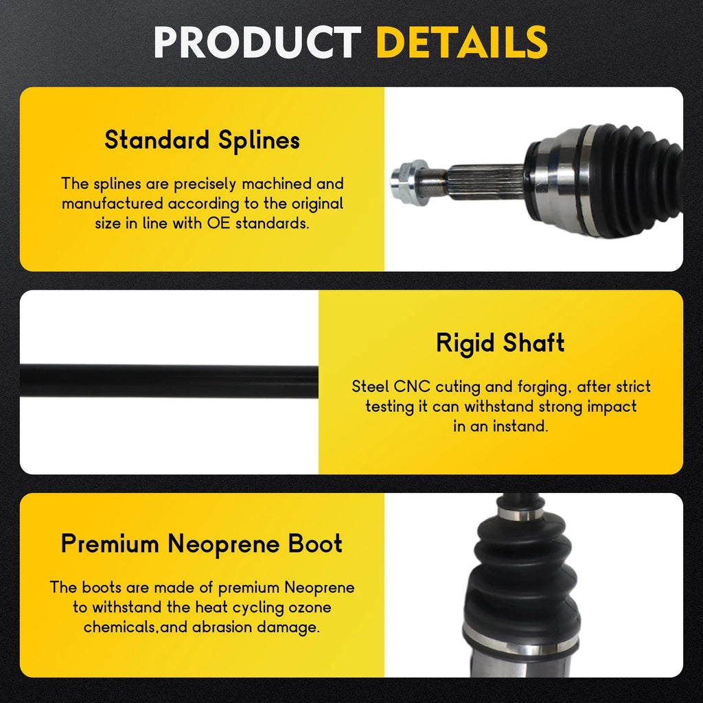 Front Right CV Axle Assembly for Kia Soul, Hyundai Kona (2018–2023)