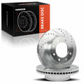 Front Drilled Brake Rotors for Nissan NV1500 NV2500 NV3500 (2012–2021)