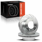 Front Drilled Brake Rotors for Nissan NV1500 NV2500 NV3500 (2012–2021)