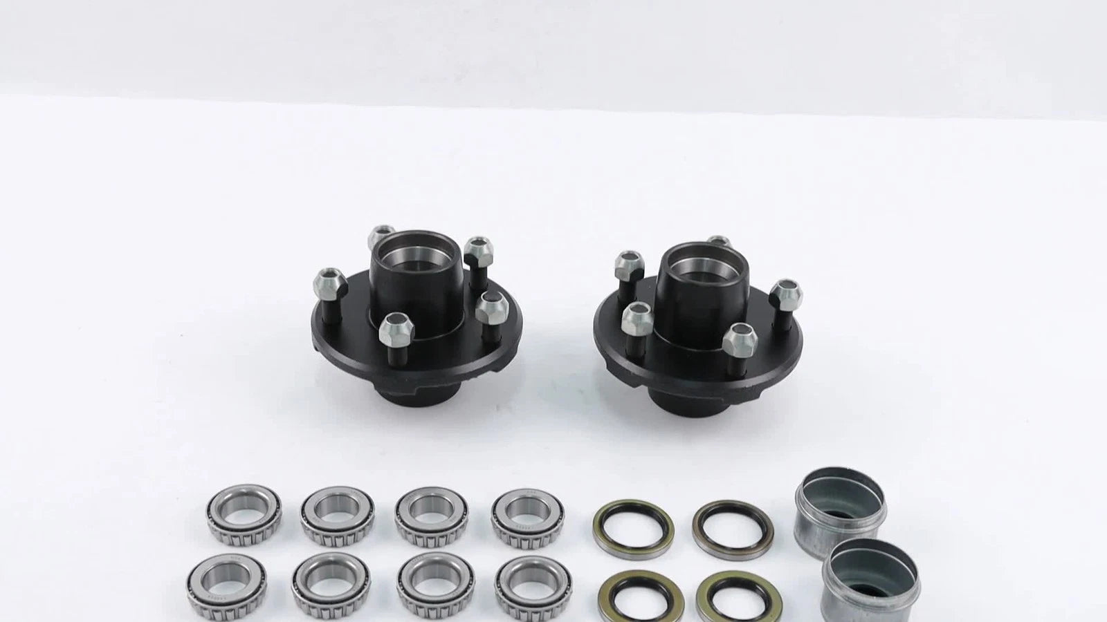 Set of 2 Trailer Hubs for 2000 lbs Axle (1" or 1-1/16")