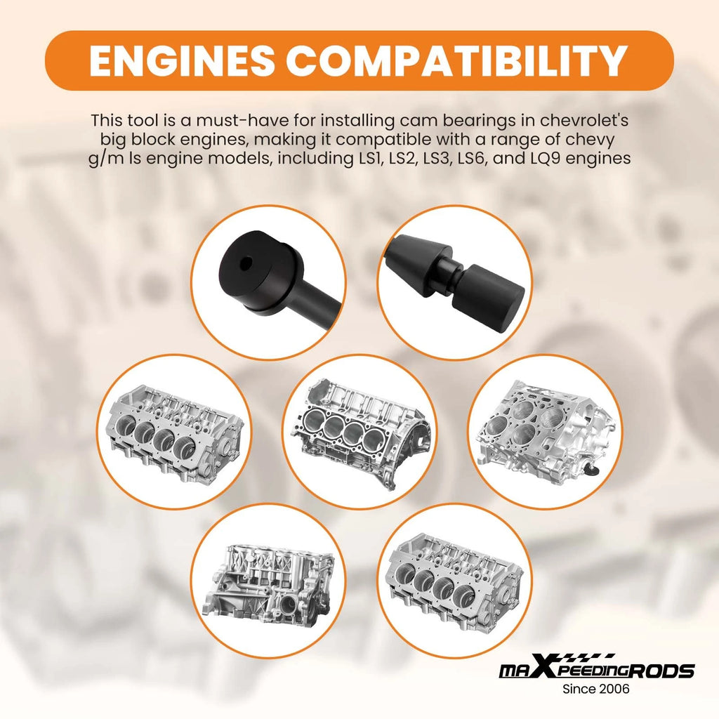 Cam Bearing Installation Tool for LS Engine (LS1 LS2 LS3 LS6 LQ9)