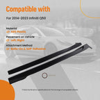 Lower Side Skirt Panel Extension for Infiniti Q50 (2014–2023) Matte Black