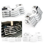 Finned Slotted Head Bolt Spark Plug Covers for Harley Touring (2014–2023)
