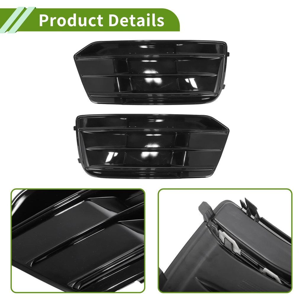 1 Pair Fog Light Grills for Audi Q5 (2018–2023) No. 80A807679D/80A807680D