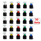 Set of 30 T5 Instrument Panel Light Bulb Sockets for Car Dash LED