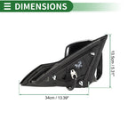 Right Side Door Mirror for Honda Accord (2013–2017) Manual Folding Gloss Black