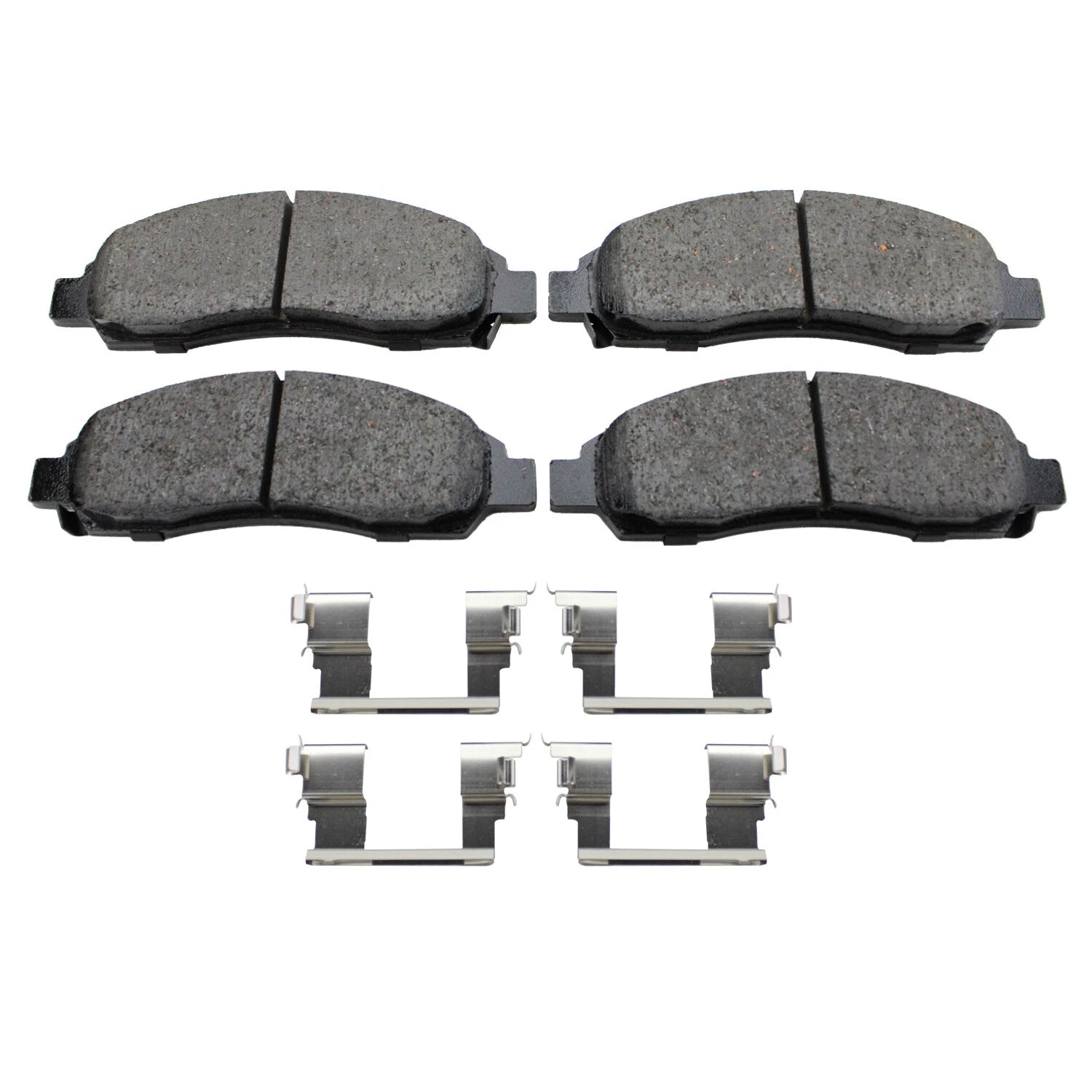 Set of 4 Akebono ProACT Front Ceramic Brake Pads for Chevy Colorado GMC Canyon (2004–2012)