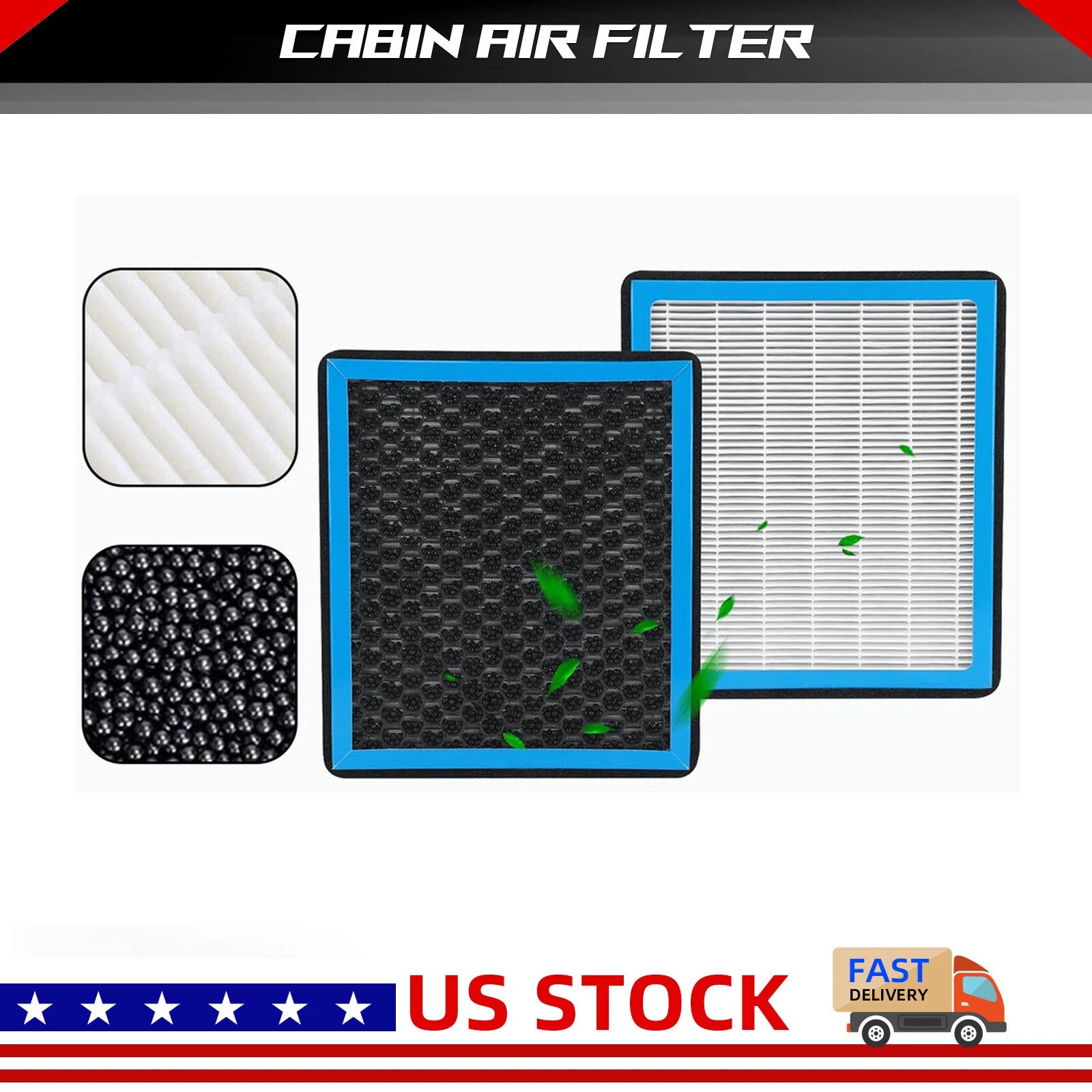 HEPA Cabin Air Filter CF12160 for Hyundai Kona Tucson Veloster Venue (2018–2023)