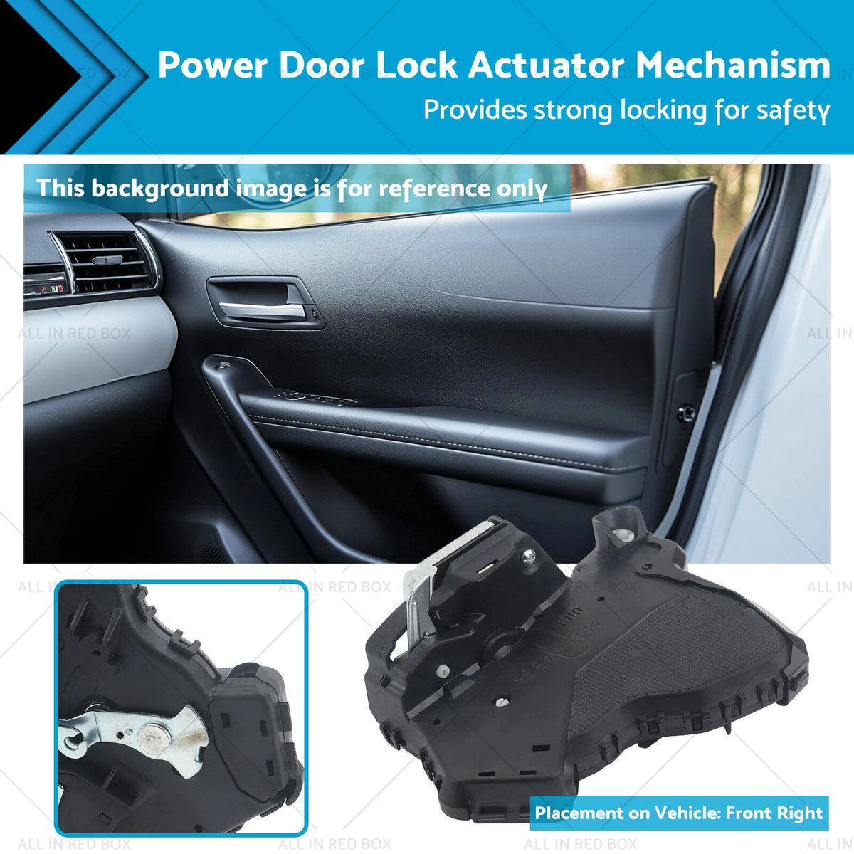 Front Right Power Door Lock Mechanism for Toyota Hilux Vigo (2005–2015)