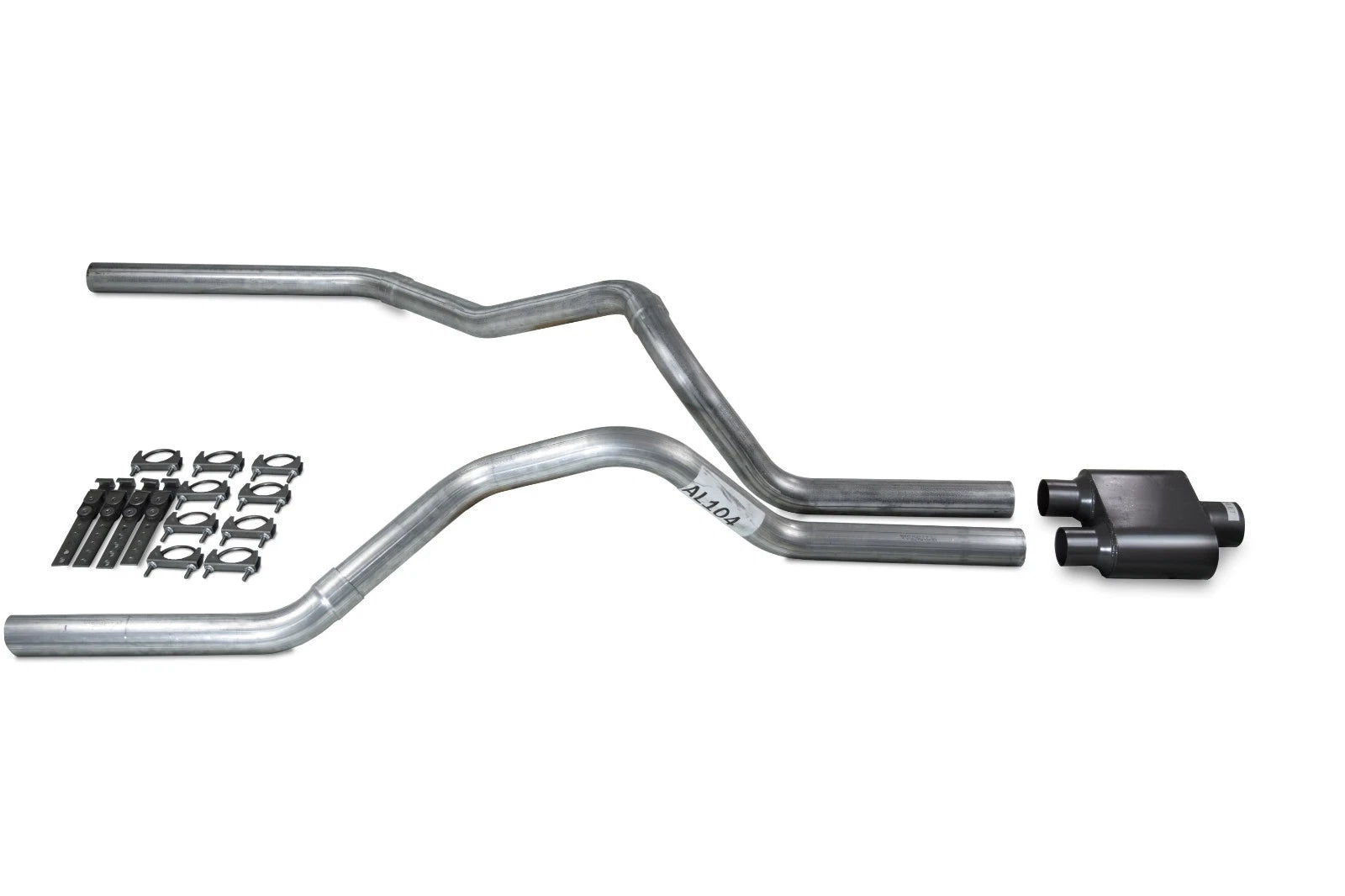 Dual Exhaust Kit for Dodge Ram 1500 (1994–2003) 2.5" Chamber Muffler