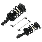 Set of 4 Front Complete Struts & Sway Bar Links for Toyota Corolla (2003–2008)