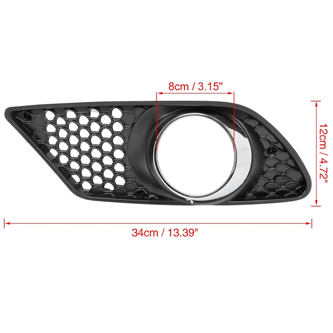 Left Side Fog Light Grille Cover A2048850353 for Mercedes-Benz C-Class (2008–2015)