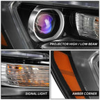 LED Projector Headlight Assembly for GMC Acadia (2013–2016)