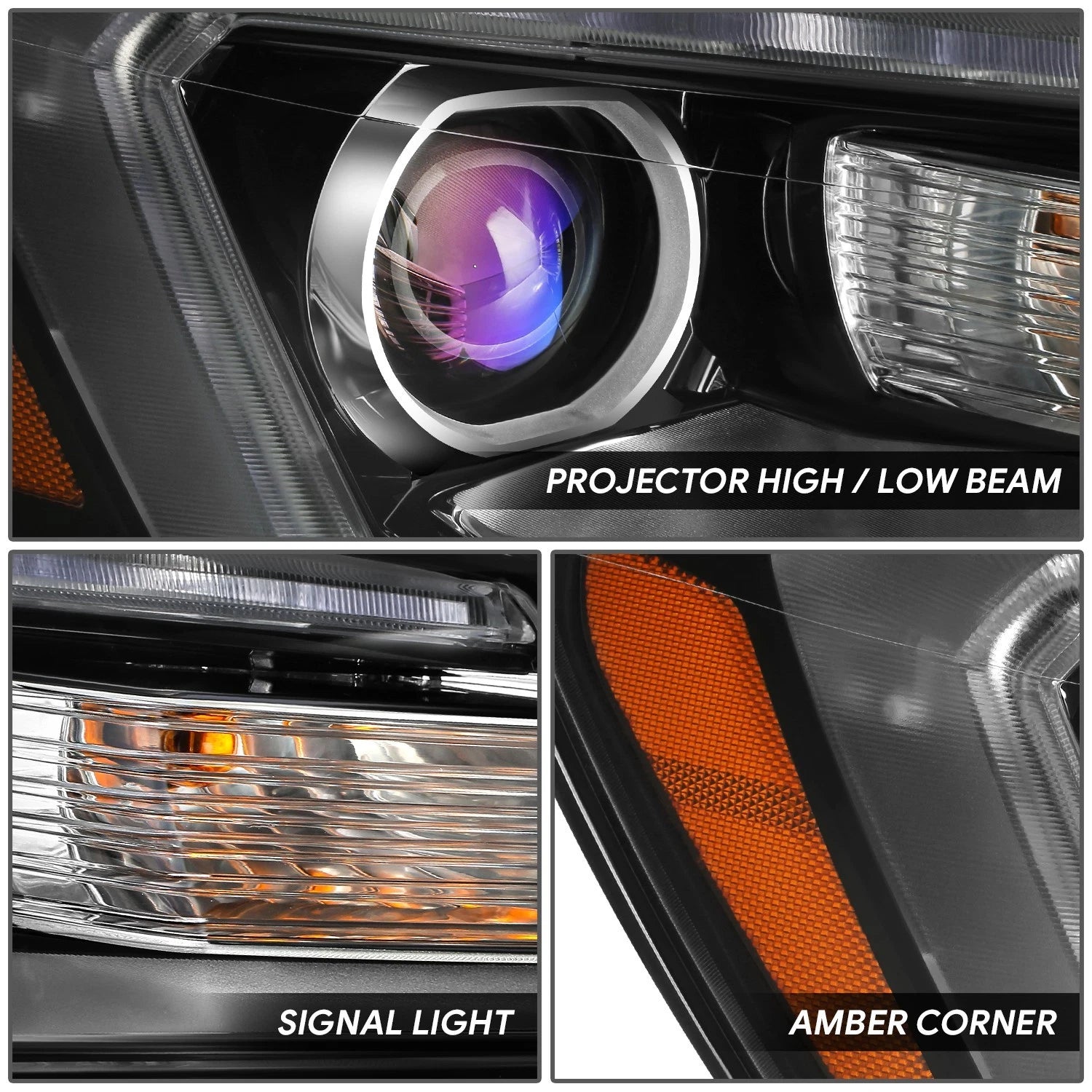 LED Projector Headlight Assembly for GMC Acadia (2013–2016)
