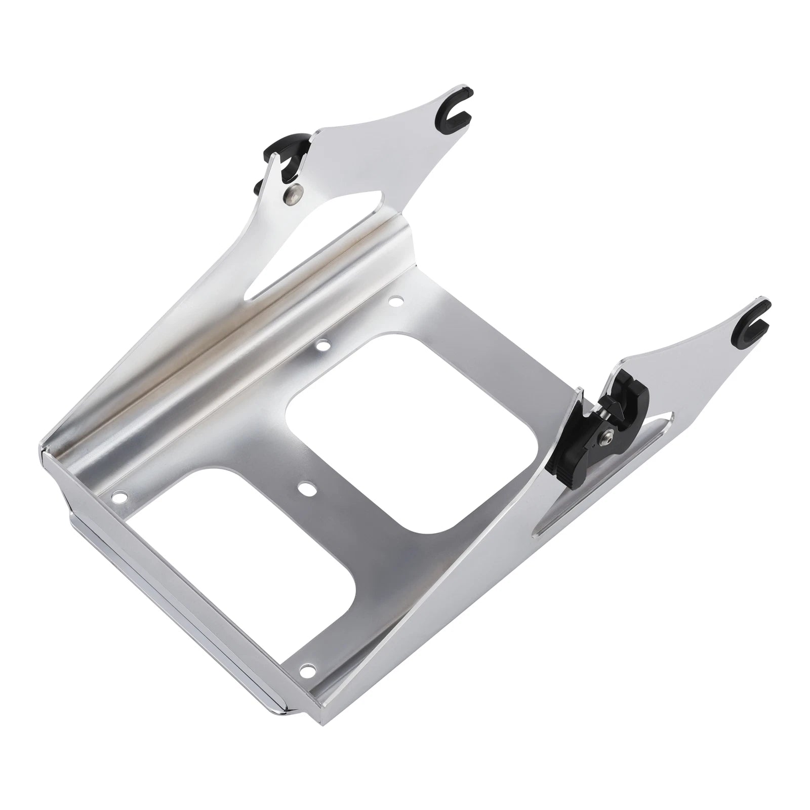 Chrome Quick Detach Two Up Mount Rack for Harley Touring Street Glide (2009–2013)