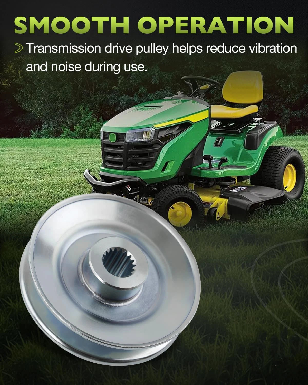 Transmission Pulley for John Deere D120 E180 L110 LA125 X145 (MIU800221)