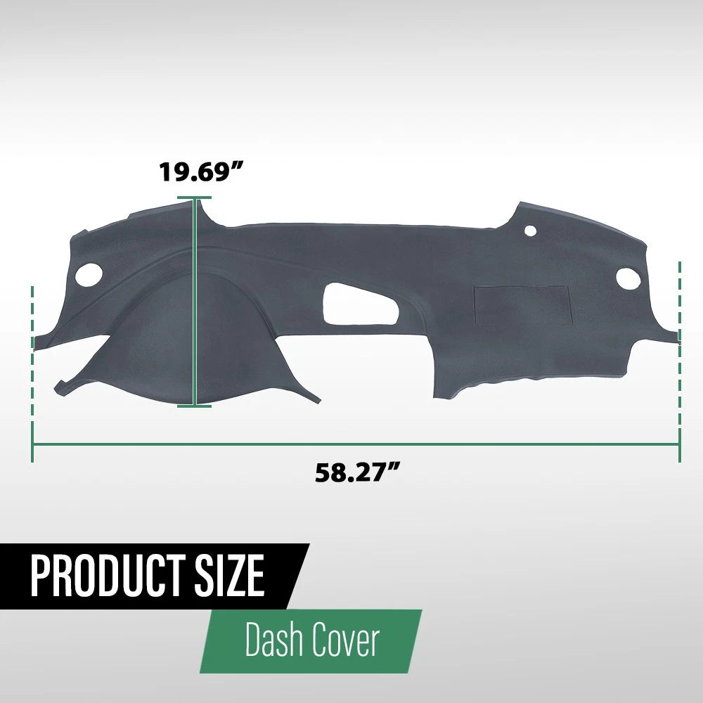 Soft TPE Dash Cover for Acura TL (2004–2008)