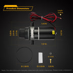Macerator Pump Motor for Jabsco 37010-Series (12V)