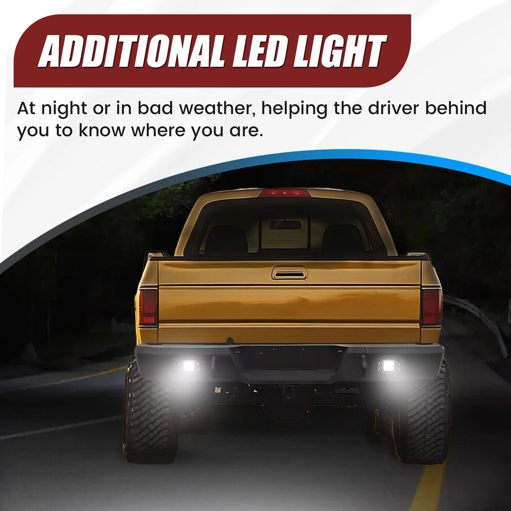 Rear Step Bumper with LED Light for Ford F-150 (1997–2003)