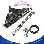 Exhaust Manifold & Gasket Kit for Buick Chevy GMC Isuzu Oldsmobile Saab (L6 4.2L)