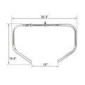 Vented Fairing Engine Guard Crash Bar Speaker for Harley Touring (2009 - 2013)