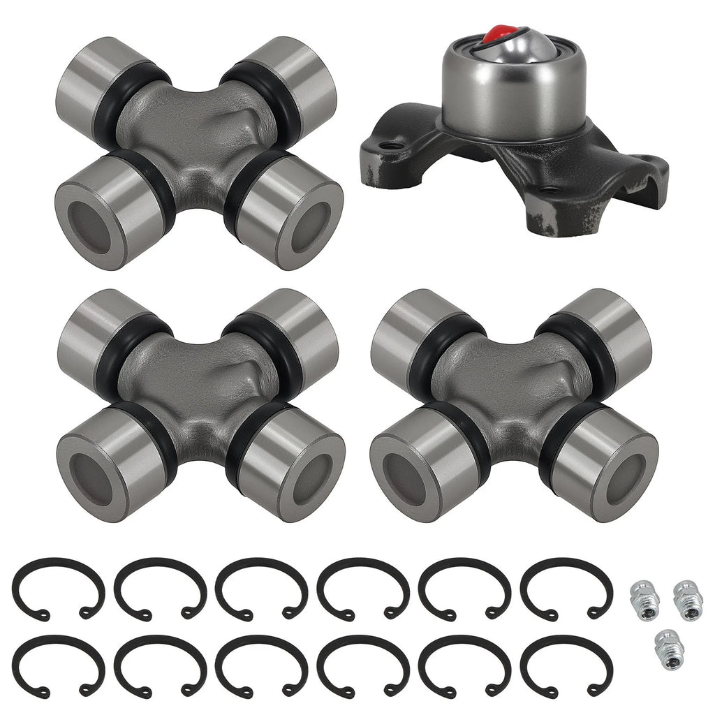 Universal Joints + Socket Yoke for Jeep Wrangler Cherokee XJ TJ (1994–2006) 211355X